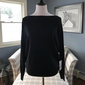 W by Worth Black back v sweater.